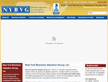 Tablet Screenshot of nybusinessvaluation.com